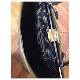 Fendi-FENDI Handbags T.  Leather-Khaki
