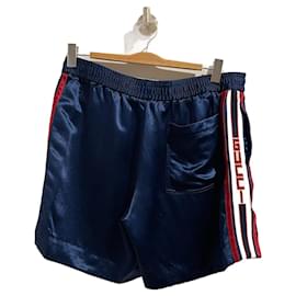 Gucci-Calças GUCCI T.IT 52 Algodão-Azul