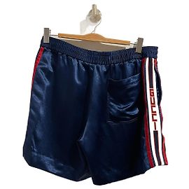 Pantaloni GUCCI T.IT 52 Cotone Blu