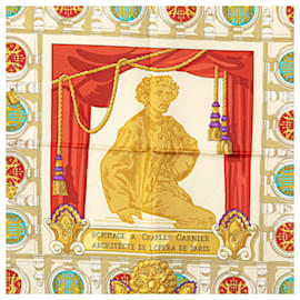 Hermès-HERMES Scarves T.  Silk-Green