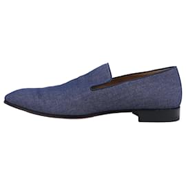 Christian Louboutin-Christian Louboutin Dandelion Denim Loafer in Blue, Size 42 EU-Blue