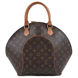 Louis Vuitton-Louis Vuitton Monogram Canvas Ellipse MM Handbag M51126-Brown