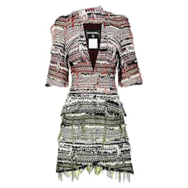 Chanel-8K$ Paris / Dubai Runway Tweed Jacket 42 FR-Multiple colors