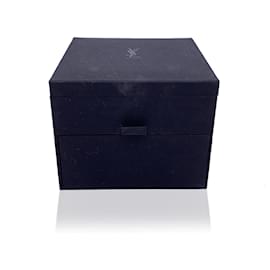 Yves Saint Laurent Scatola porta gioie in tessuto nero Nero