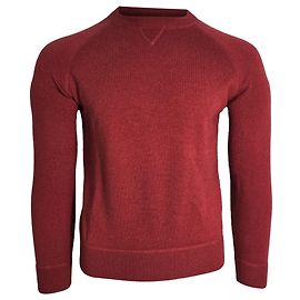 Suéter de lã vermelha Brunello Cucinelli Vermelho