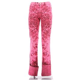 ROBERTO CAVALLI Jeans T.US 28 Coton Rose