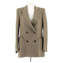 Autre Marque-NON SIGNE / UNSIGNED Jackets T.International S Wool-Khaki