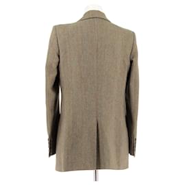 Autre Marque-NON SIGNE / UNSIGNED Jackets T.International S Wool-Khaki