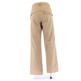 Autre Marque-NON SIGNE / UNSIGNED Trousers T.0-5 1 Cotton-Beige