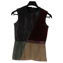 Céline CELINE Tops T.International S Leder Schwarz