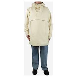 Autre Marque-Cream hooded parka - size M-Cream