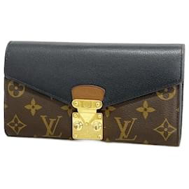 Louis Vuitton-Louis Vuitton Long Wallet Monogram Portefeuille Pallas M58415-Brown
