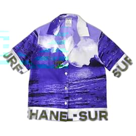 Chanel-Super Rare 2002 CC Logo Surf Shirt 36 FR-Multiple colors