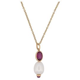 NOVE COLAR POIRAY PEROLAS PRECIOSAS PM GRANADA 711122 EM OURO 18K Dourado