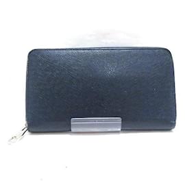 Louis Vuitton-Louis Vuitton Taiga Zippy Organizer Wallet M30515-Blue
