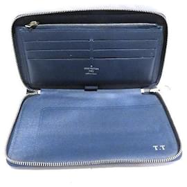 Louis Vuitton-Louis Vuitton Taiga Zippy Organizer Wallet M30515-Blue