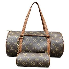 Bolsa Louis Vuitton Monogram Papillon 30 M51365 Marrom