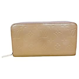 Louis Vuitton-Louis Vuitton Vernis Zippy Wallet M68642-Beige
