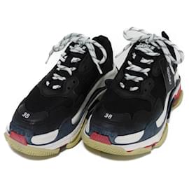 Balenciaga-Balenciaga Triple S Sneakers 524037 W09OM-Black