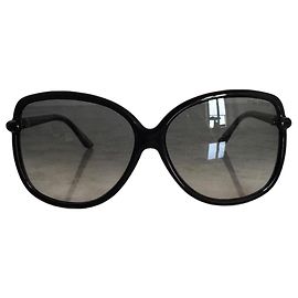 Tom Ford Oversized Sonnenbrille Schwarz Gradient Schwarz