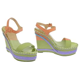 Christian Louboutin-Christian Louboutin Wedge Sole Sandals-Other