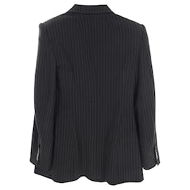 Balenciaga-Balenciaga Wool Hourglass Coat Black-Black