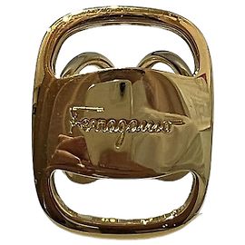 Anillo de bufanda Vara Salvatore Ferragamo Dorado