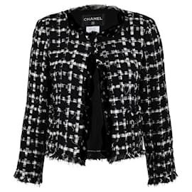 Chanel-8K$ Jewel Buttons Ribbon Tweed Jacket-Other