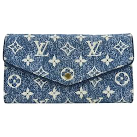 Louis Vuitton-Louis Vuitton Portefeuille Sarah-Blue