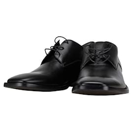 Balenciaga-Balenciaga Leather Dress Shoes Black-Black