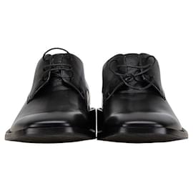 Balenciaga-Balenciaga Leather Dress Shoes Black-Black
