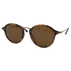 Autre Marque-Ray-Ban Round Flex Metal Plastic Sunglasses RB2447-F-Other