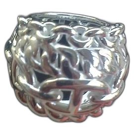 Hermès Anchor Chain Multi-Chain Ring Silvery