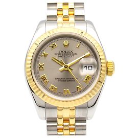 Rolex Datejust Au750 Stainless Steel Grey