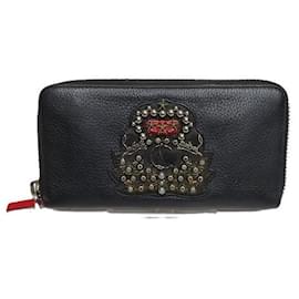 Christian Louboutin-Christian Louboutin Studded Panettone Wallet-Black