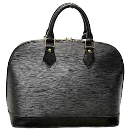 Louis Vuitton-Louis Vuitton Epi Alma PM Handbag M40302-Black
