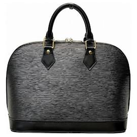 Louis Vuitton-Louis Vuitton Epi Alma PM Handbag M40302-Black