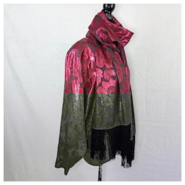 Genny-Genny silk shirt for theater outfit-Black,Red