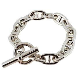 Hermès-Hermes Chaine d'Ancre MM Silver 925 Men's Bracelet-Other