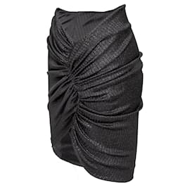 Autre Marque-Alexandre Vauthier Glitter Mini Skirt-Black