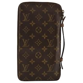 Louis Vuitton-LOUIS VUITTON Monogram Organizer De Voyage Travel Case M60120 LV Auth 106533-Monogram