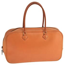 Hermès-HERMES Purum 28 Sac à main en cuir orange Auth 104993-Orange