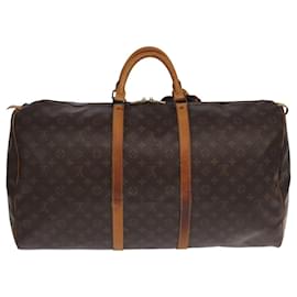 Louis Vuitton-LOUIS VUITTON Monogram Keepall 60 Boston Bag M41422 LV Auth 100635-Monogram