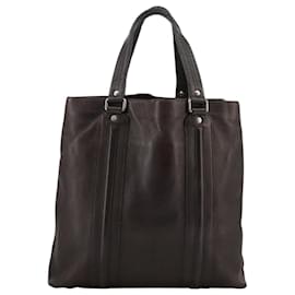 Gucci-GUCCI Tote Bag Leather Brown 232600 Auth bs20584-Brown