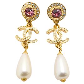 Orecchini in oro e rosa di Chanel Rosa D'oro