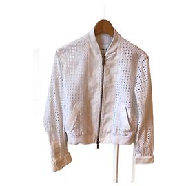 Chaquetas ICEBERG T.it 38 de algodón Blanco