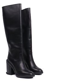 HERMÈS - Hermès boots in black leather (size 37) Black