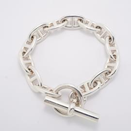 Hermès-Hermes Chaine d'Ancre GM Silver 925 Men's Charm Bracelet-Other