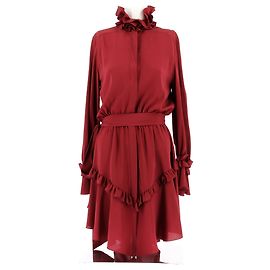 ALEXANDRE VAUTHIER Kleider T.FR 36 Polyester Bordeaux
