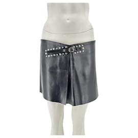 Autre Marque-GIMAGUAS Skirts T.International L Leather-Black